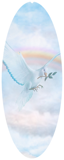 DNSA18-116-D-BL Dove Clouds Blue